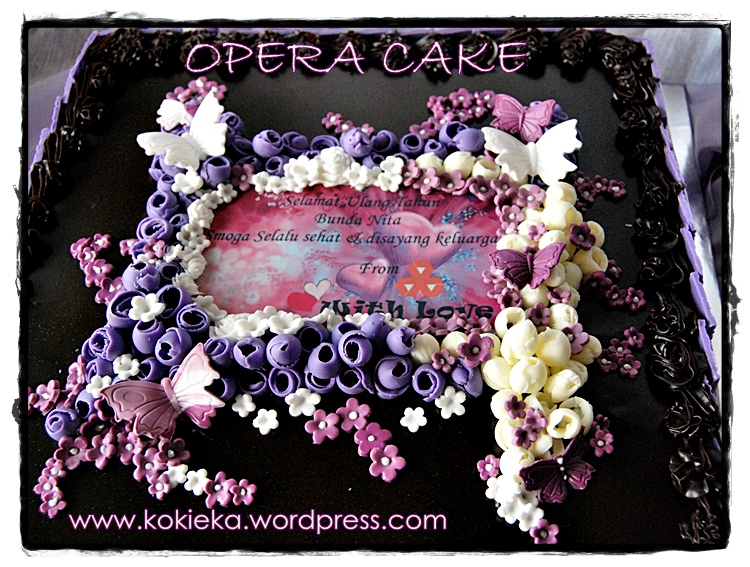 Sweet Purple Opera Cake….  Kokieka